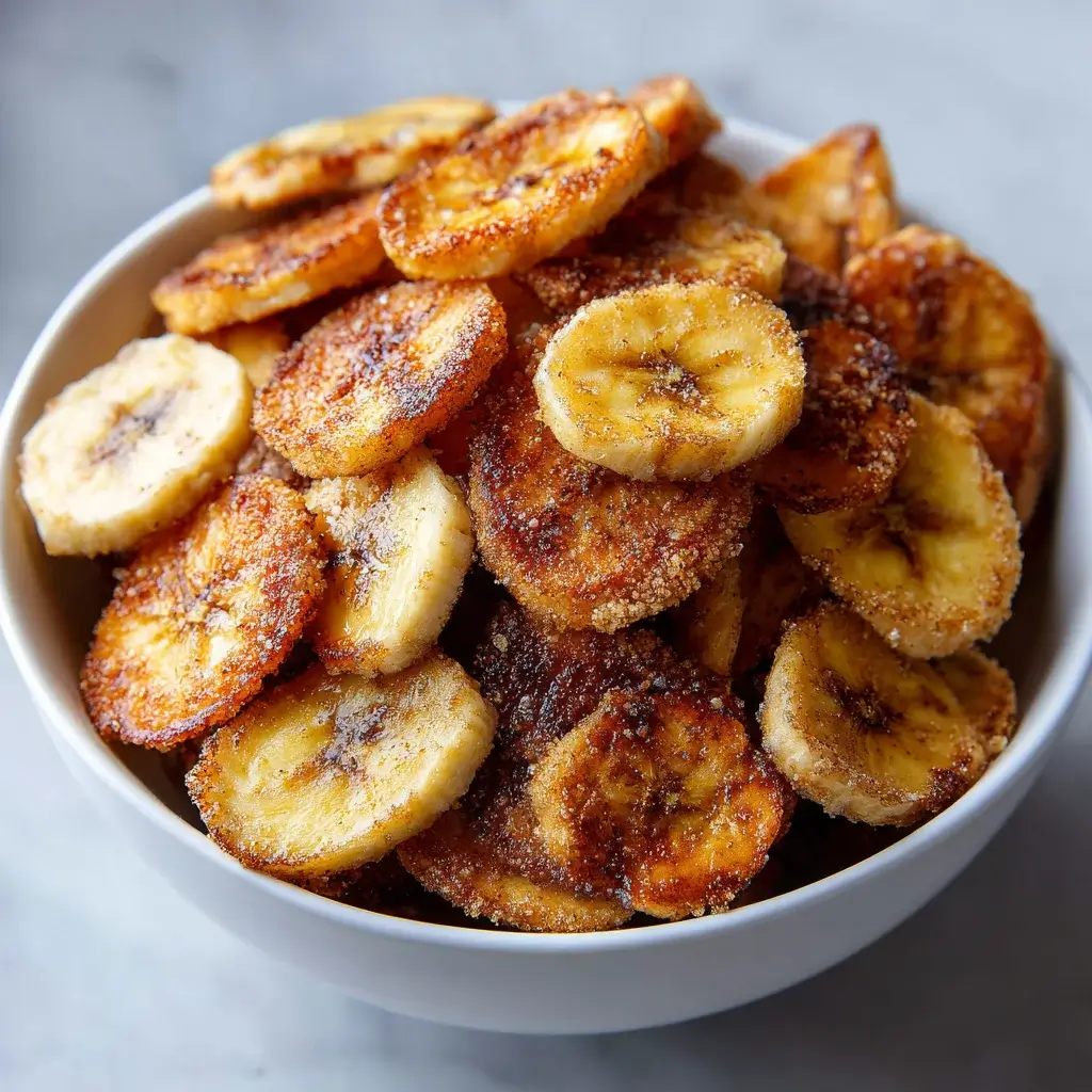 Zimt-Zucker-Bananenchips: Einfach selbstgemacht!