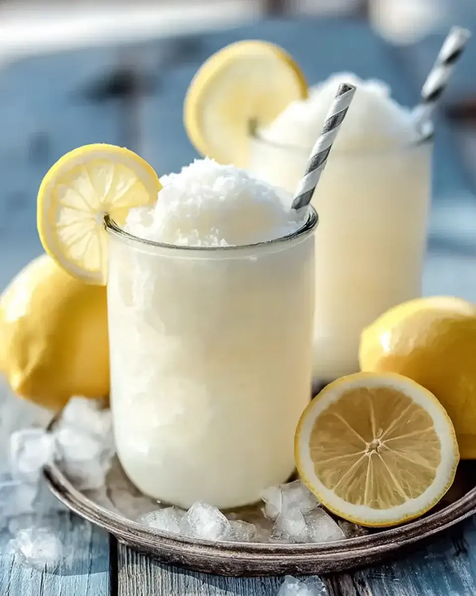 Erfrischende Kokos-Zitronen-Limonade für heiße Tage!