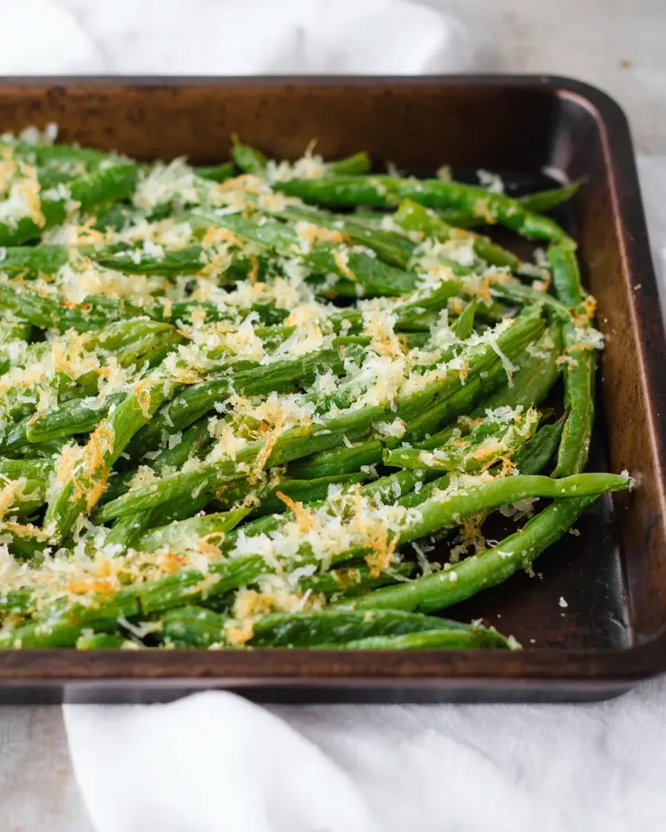 Geröstete Parmesan-Grüne Bohnen: Ein Genuss zum Verlieben!