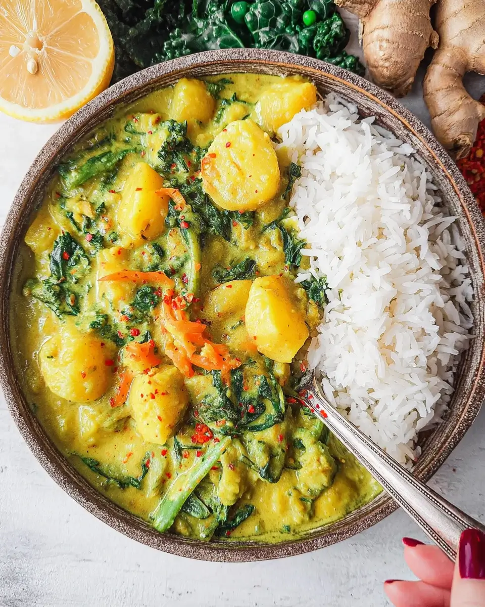 Kartoffel-Curry mit Kokosmilch: Ein himmlischer Genuss!