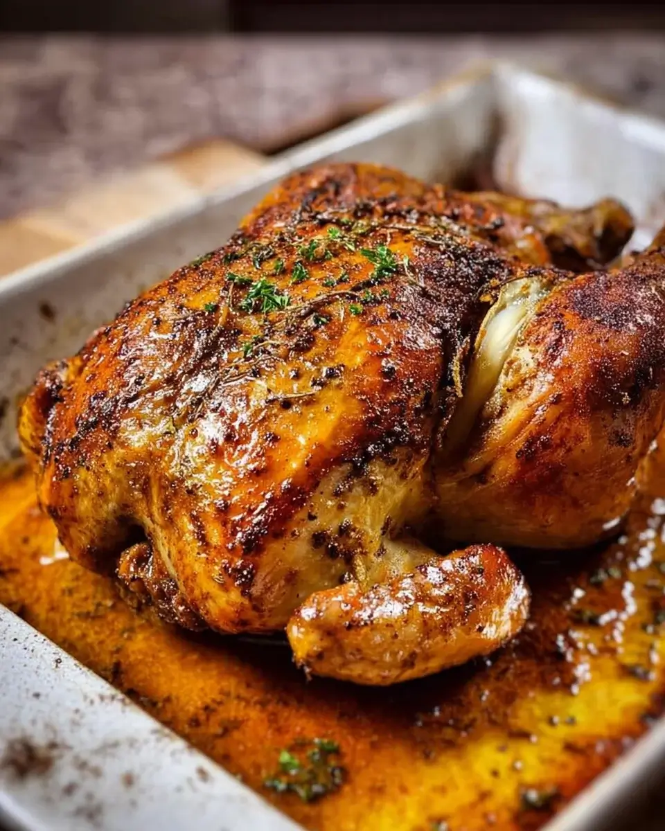 Knuspriges Brathähnchen mit Kräutern einfach selbst machen!