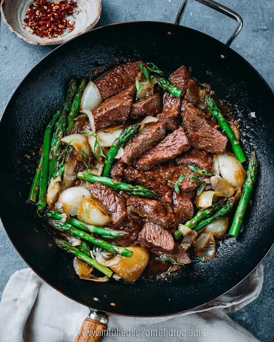 Rindfleisch mit Austernsauce: Ein köstliches Rezept!