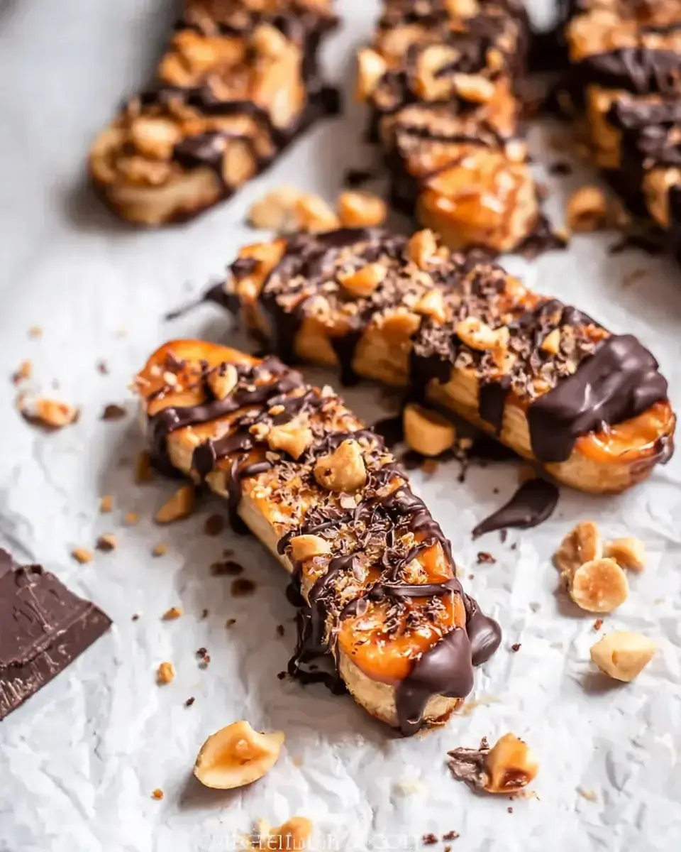 Schokoladige Bananen-Snickers: Ein süßer Genuss für alle!