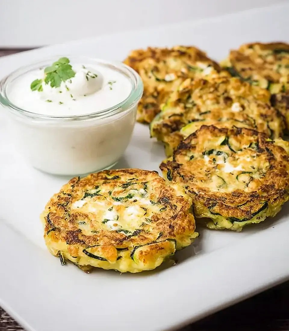 Zucchini-Puffer mit Feta und Kräutern: Lecker & einfach!