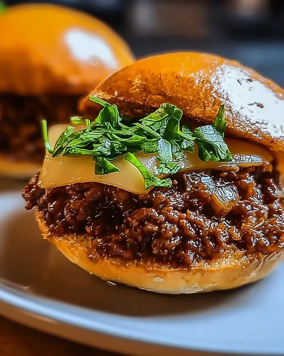Zwiebel-Rindfleisch-Sloppy-Joes: Ein köstliches Rezept!